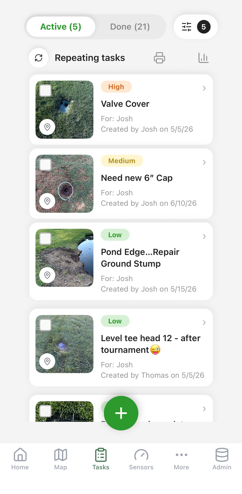 Tasks